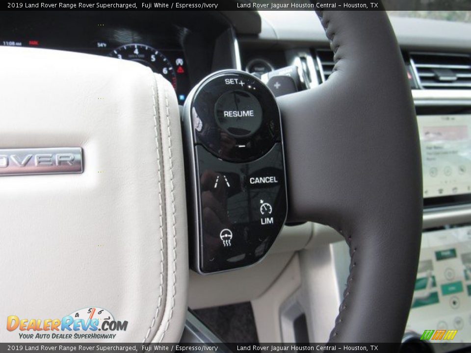 2019 Land Rover Range Rover Supercharged Fuji White / Espresso/Ivory Photo #31