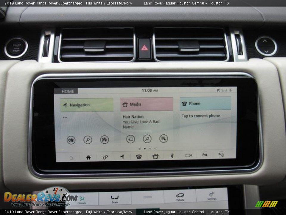 2019 Land Rover Range Rover Supercharged Fuji White / Espresso/Ivory Photo #33