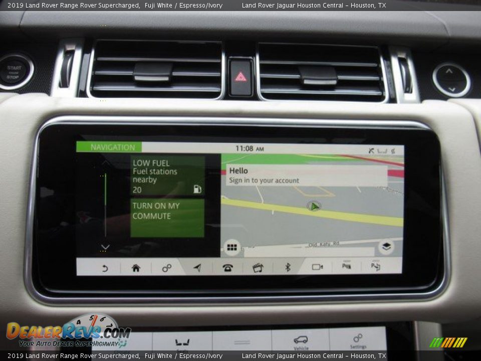 2019 Land Rover Range Rover Supercharged Fuji White / Espresso/Ivory Photo #34