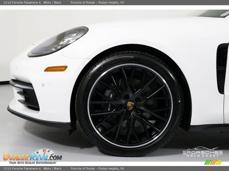 2019 Porsche Panamera 4 White / Black Photo #10
