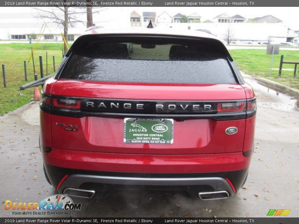 2019 Land Rover Range Rover Velar R-Dynamic SE Firenze Red Metallic / Ebony Photo #5