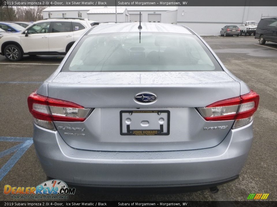 2019 Subaru Impreza 2.0i 4-Door Ice Silver Metallic / Black Photo #5
