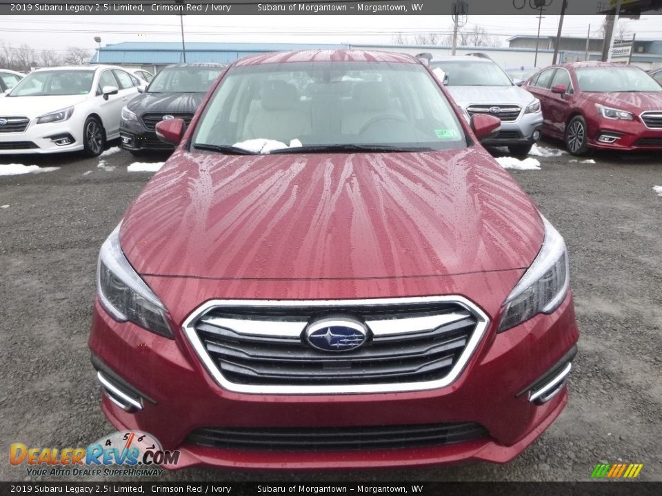 2019 Subaru Legacy 2.5i Limited Crimson Red / Ivory Photo #9