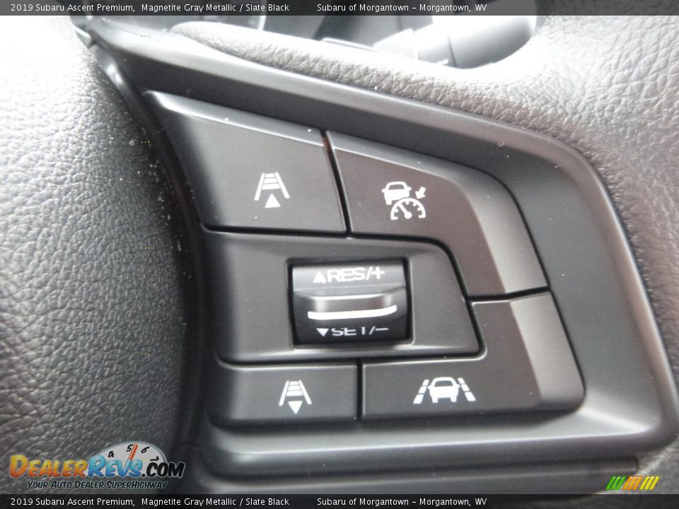2019 Subaru Ascent Premium Magnetite Gray Metallic / Slate Black Photo #14