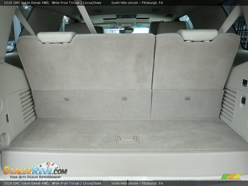 2016 GMC Yukon Denali 4WD White Frost Tricoat / Cocoa/Shale Photo #5