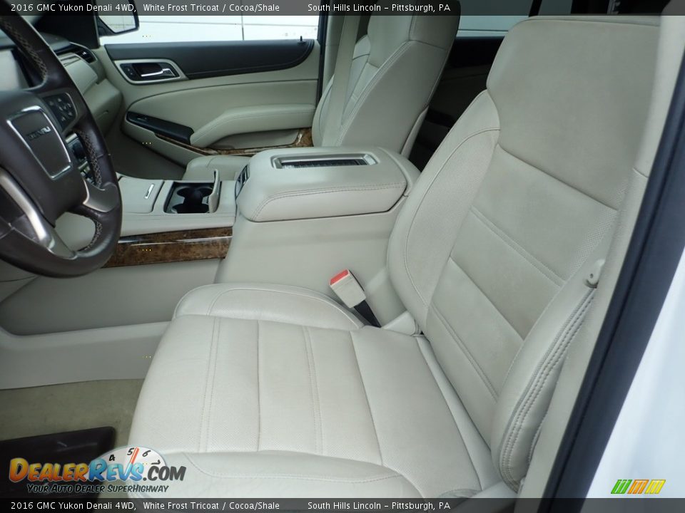 2016 GMC Yukon Denali 4WD White Frost Tricoat / Cocoa/Shale Photo #15