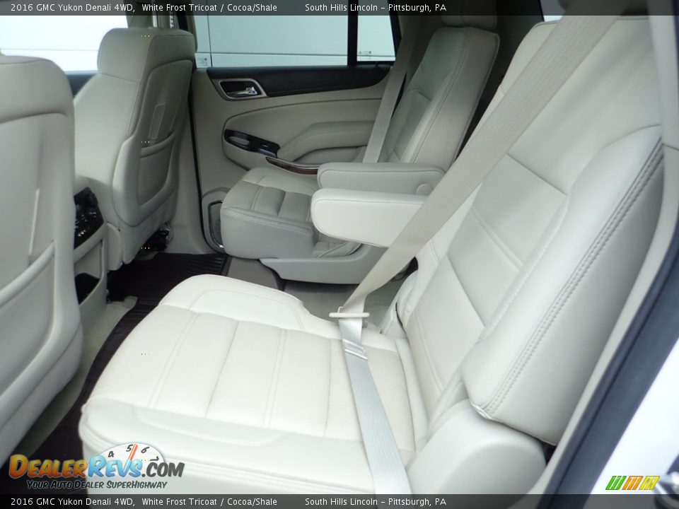 2016 GMC Yukon Denali 4WD White Frost Tricoat / Cocoa/Shale Photo #16