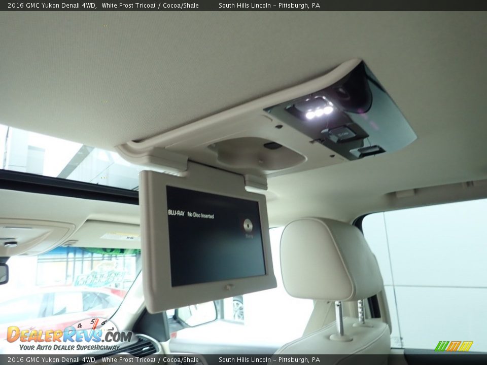 2016 GMC Yukon Denali 4WD White Frost Tricoat / Cocoa/Shale Photo #18