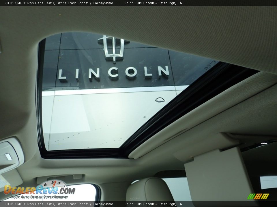 2016 GMC Yukon Denali 4WD White Frost Tricoat / Cocoa/Shale Photo #20