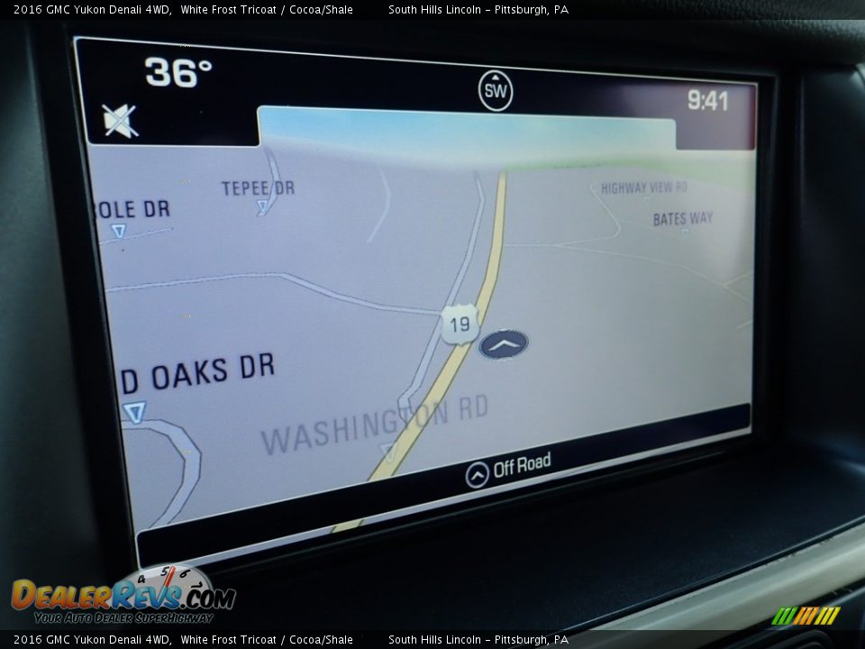2016 GMC Yukon Denali 4WD White Frost Tricoat / Cocoa/Shale Photo #21