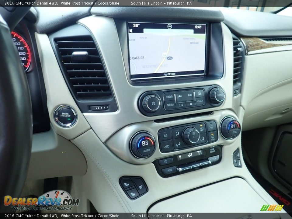 2016 GMC Yukon Denali 4WD White Frost Tricoat / Cocoa/Shale Photo #22