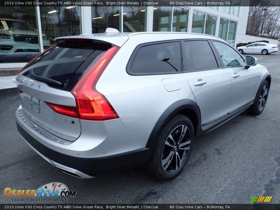 2019 Volvo V90 Cross Country T6 AWD Volvo Ocean Race Bright Silver Metallic / Charcoal Photo #2