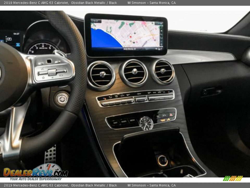 2019 Mercedes-Benz C AMG 63 Cabriolet Obsidian Black Metallic / Black Photo #6