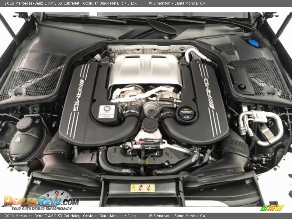 2019 Mercedes-Benz C AMG 63 Cabriolet 4.0 Liter biturbo DOHC 32-Valve VVT V8 Engine Photo #8