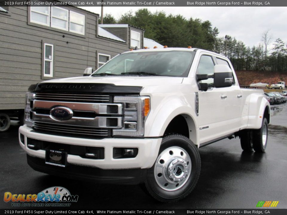 Front 3/4 View of 2019 Ford F450 Super Duty Limited Crew Cab 4x4 Photo #1