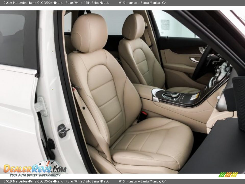 2019 Mercedes-Benz GLC 350e 4Matic Polar White / Silk Beige/Black Photo #5