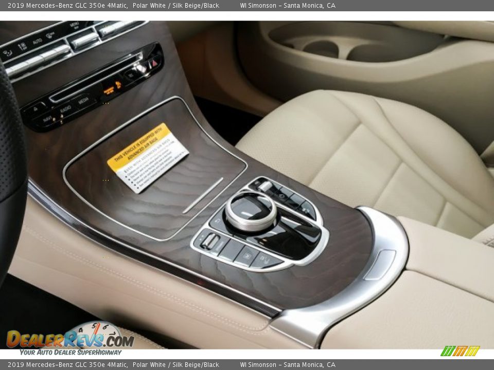 2019 Mercedes-Benz GLC 350e 4Matic Polar White / Silk Beige/Black Photo #7