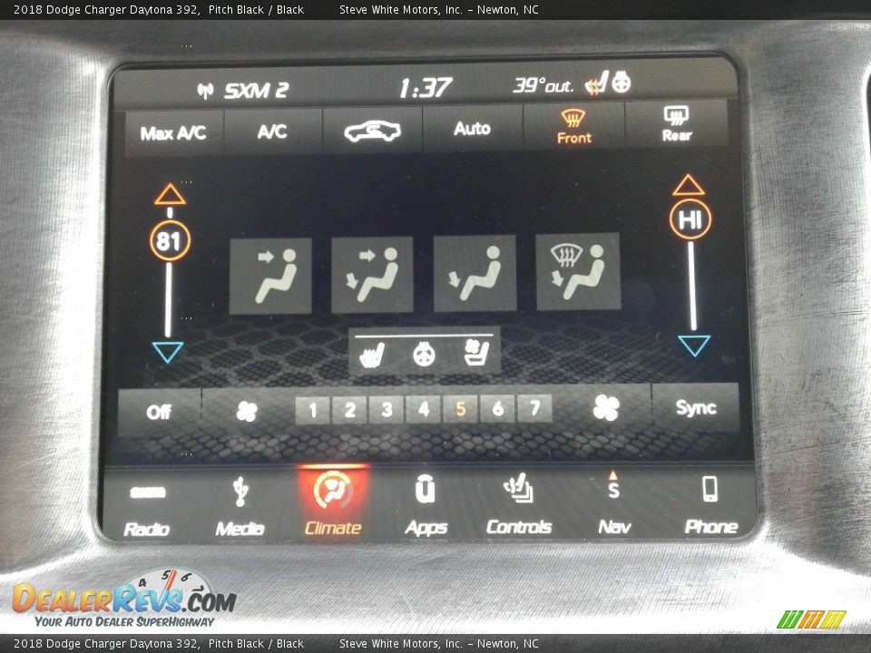 2018 Dodge Charger Daytona 392 Pitch Black / Black Photo #23