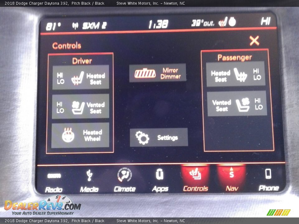 2018 Dodge Charger Daytona 392 Pitch Black / Black Photo #25