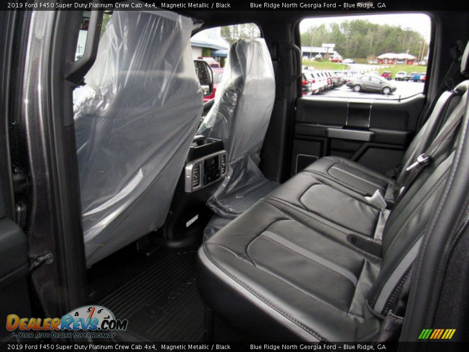 2019 Ford F450 Super Duty Platinum Crew Cab 4x4 Magnetic Metallic / Black Photo #35