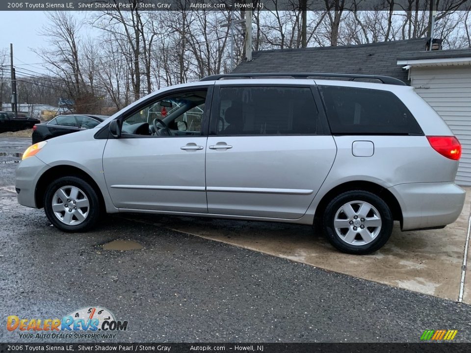 2006 Toyota Sienna LE Silver Shadow Pearl / Stone Gray Photo #3