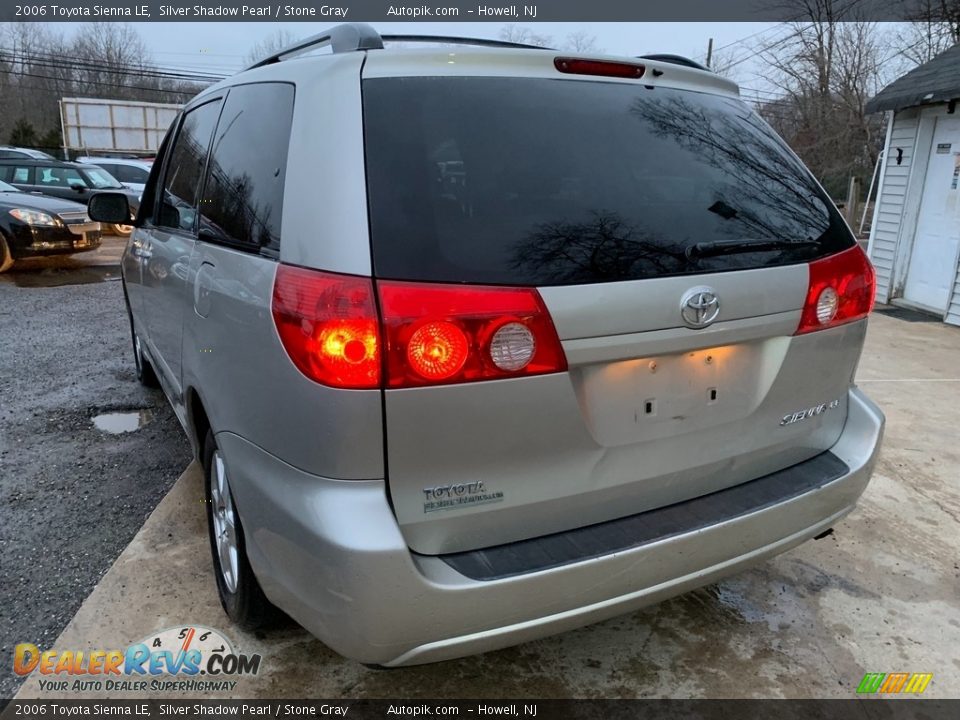 2006 Toyota Sienna LE Silver Shadow Pearl / Stone Gray Photo #5