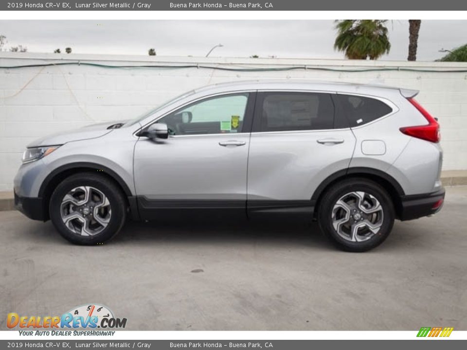 2019 Honda CR-V EX Lunar Silver Metallic / Gray Photo #7