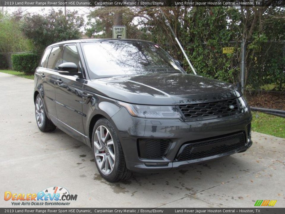 2019 Land Rover Range Rover Sport HSE Dynamic Carpathian Grey Metallic / Ebony/Ebony Photo #2