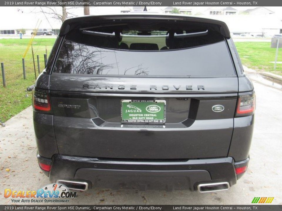2019 Land Rover Range Rover Sport HSE Dynamic Carpathian Grey Metallic / Ebony/Ebony Photo #8