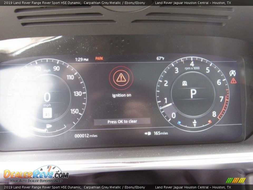 2019 Land Rover Range Rover Sport HSE Dynamic Carpathian Grey Metallic / Ebony/Ebony Photo #29