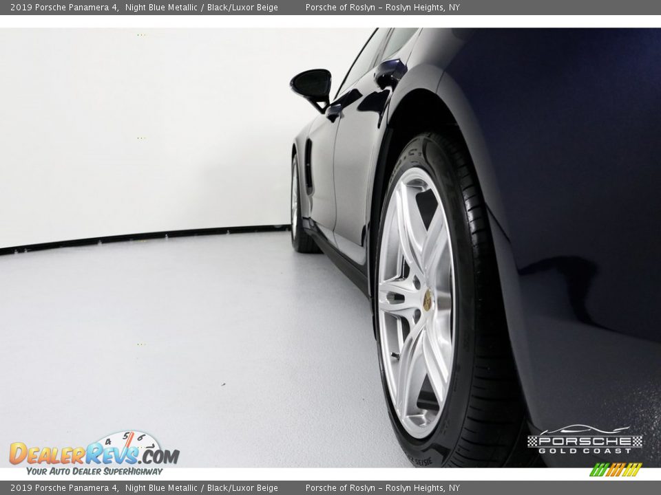 2019 Porsche Panamera 4 Night Blue Metallic / Black/Luxor Beige Photo #5