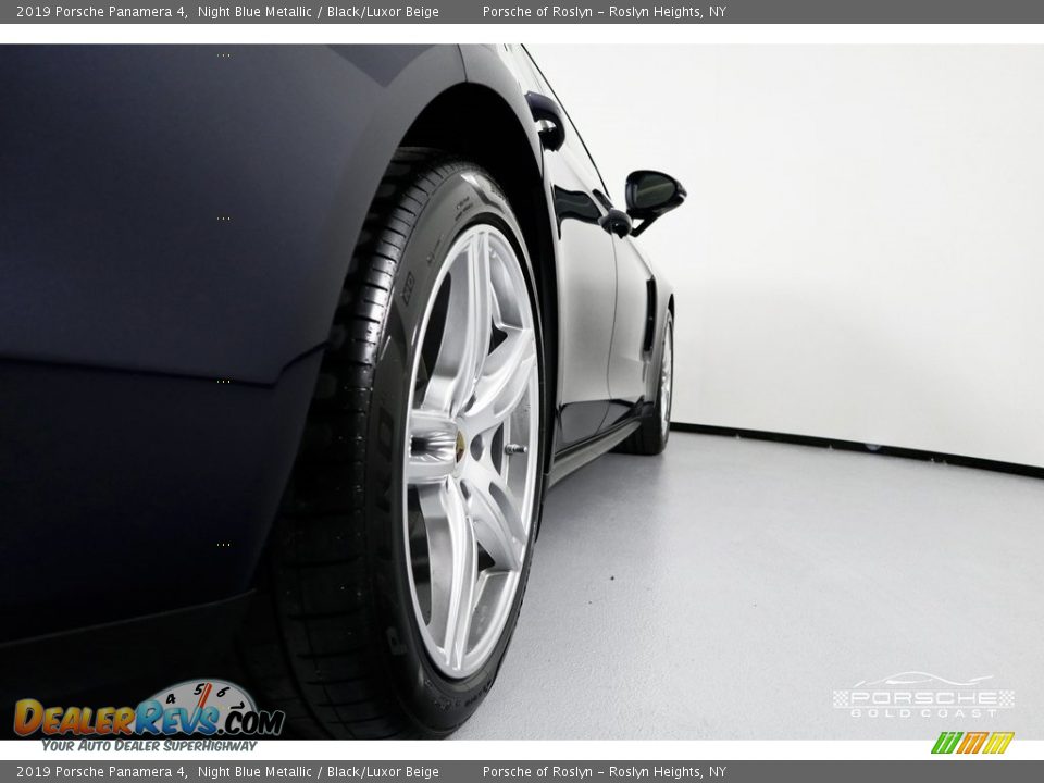 2019 Porsche Panamera 4 Night Blue Metallic / Black/Luxor Beige Photo #10