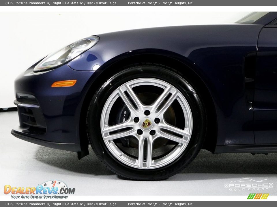 2019 Porsche Panamera 4 Night Blue Metallic / Black/Luxor Beige Photo #11