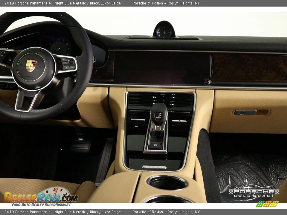 2019 Porsche Panamera 4 Night Blue Metallic / Black/Luxor Beige Photo #17