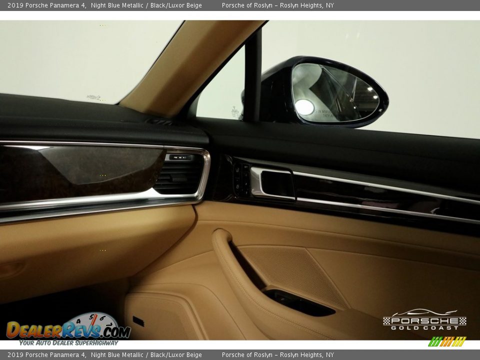 2019 Porsche Panamera 4 Night Blue Metallic / Black/Luxor Beige Photo #18
