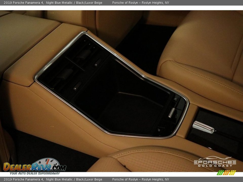 2019 Porsche Panamera 4 Night Blue Metallic / Black/Luxor Beige Photo #27