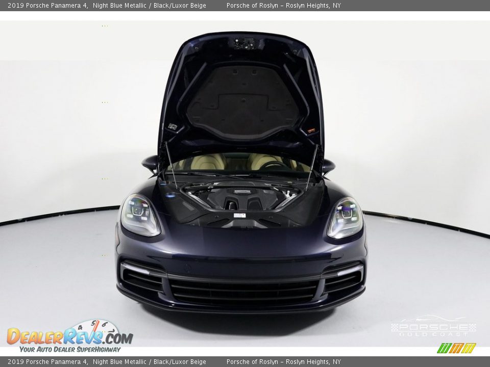2019 Porsche Panamera 4 Night Blue Metallic / Black/Luxor Beige Photo #29