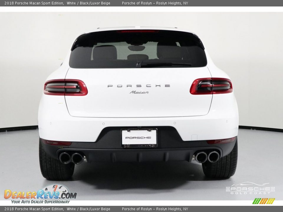 2018 Porsche Macan Sport Edition White / Black/Luxor Beige Photo #6