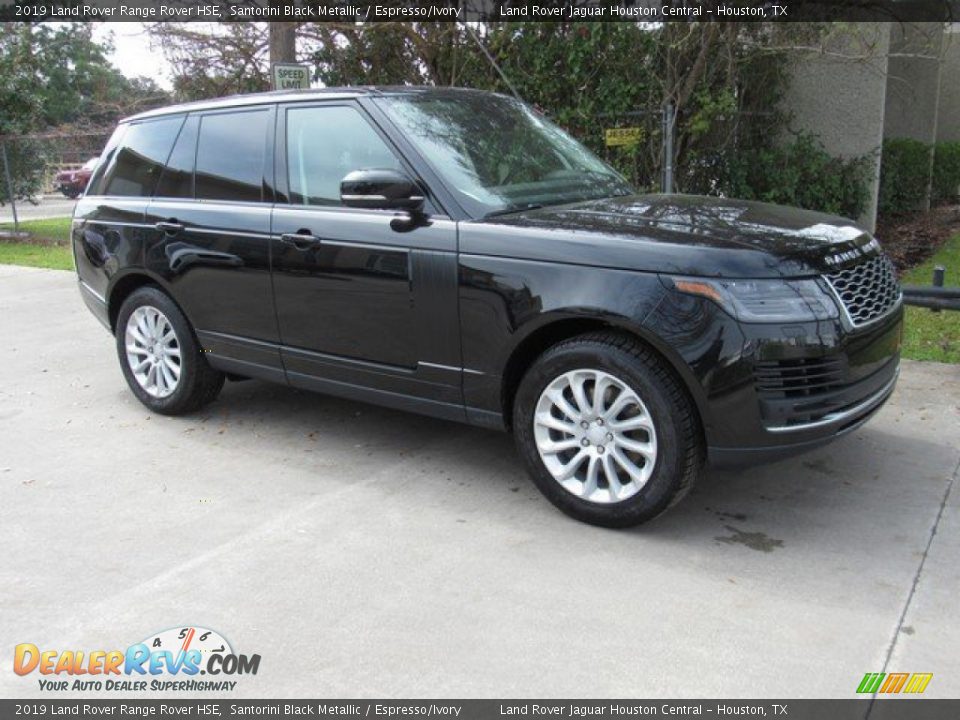 2019 Land Rover Range Rover HSE Santorini Black Metallic / Espresso/Ivory Photo #1