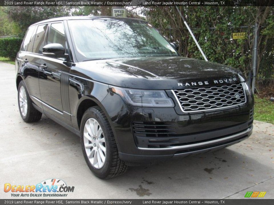 2019 Land Rover Range Rover HSE Santorini Black Metallic / Espresso/Ivory Photo #2