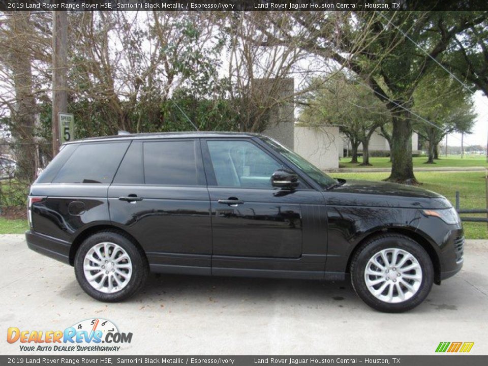 2019 Land Rover Range Rover HSE Santorini Black Metallic / Espresso/Ivory Photo #3