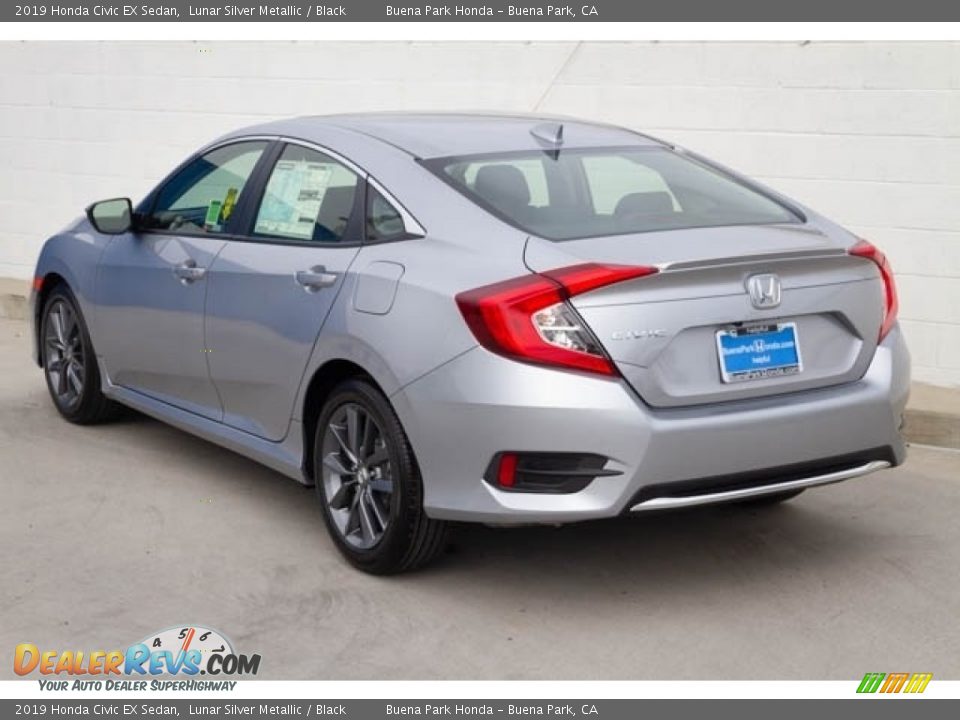 2019 Honda Civic EX Sedan Lunar Silver Metallic / Black Photo #2