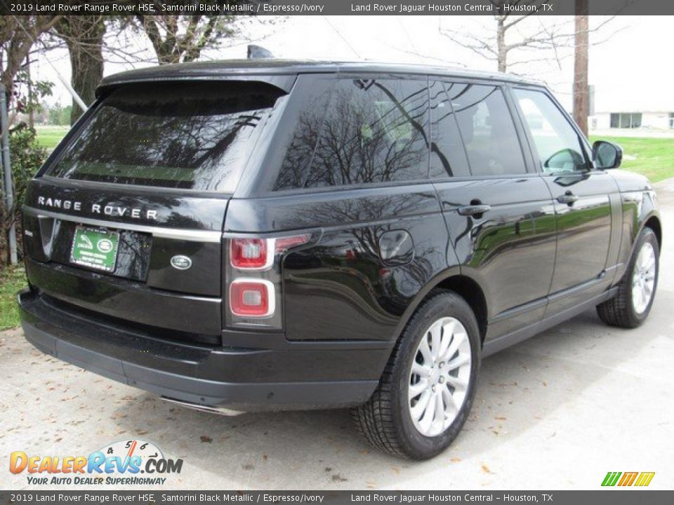 2019 Land Rover Range Rover HSE Santorini Black Metallic / Espresso/Ivory Photo #4