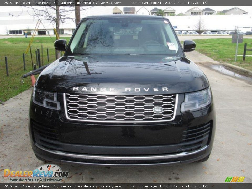2019 Land Rover Range Rover HSE Santorini Black Metallic / Espresso/Ivory Photo #6