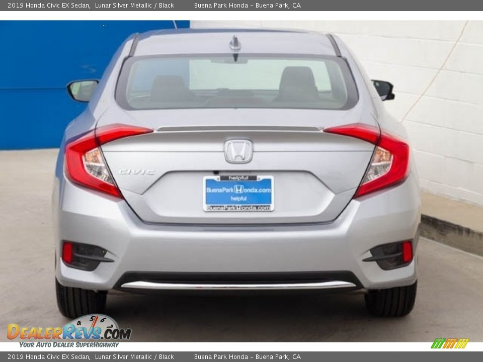 2019 Honda Civic EX Sedan Lunar Silver Metallic / Black Photo #5