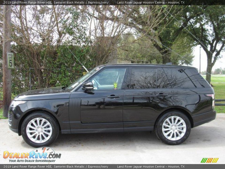 2019 Land Rover Range Rover HSE Santorini Black Metallic / Espresso/Ivory Photo #8