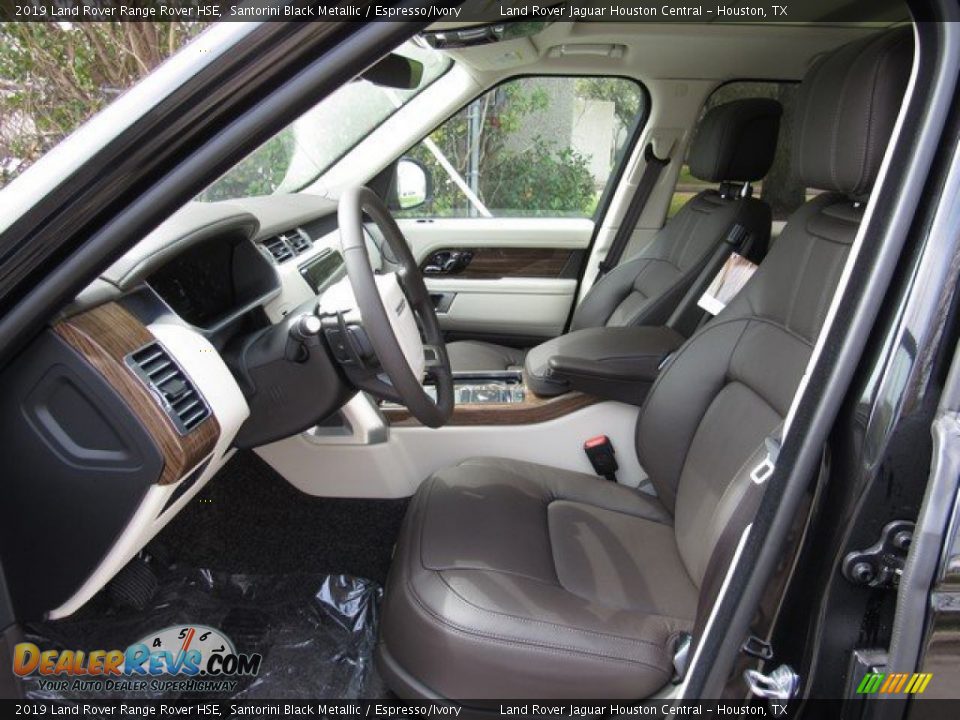 2019 Land Rover Range Rover HSE Santorini Black Metallic / Espresso/Ivory Photo #10