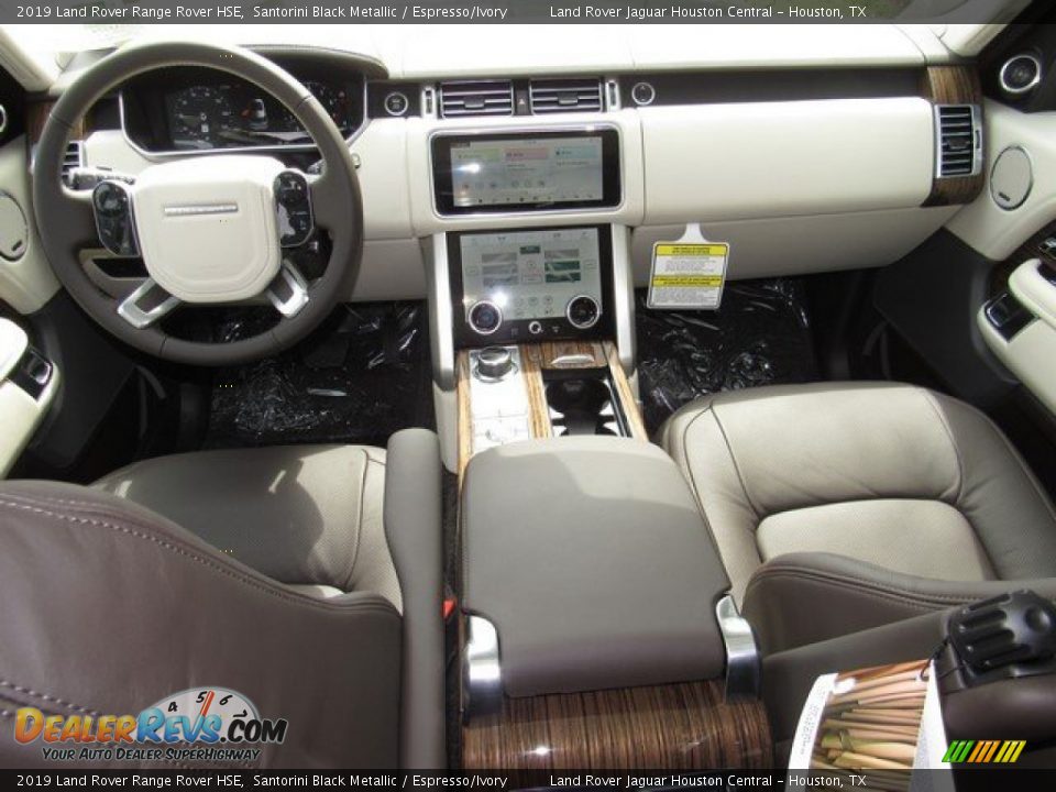 2019 Land Rover Range Rover HSE Santorini Black Metallic / Espresso/Ivory Photo #12