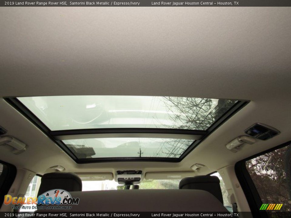 2019 Land Rover Range Rover HSE Santorini Black Metallic / Espresso/Ivory Photo #17