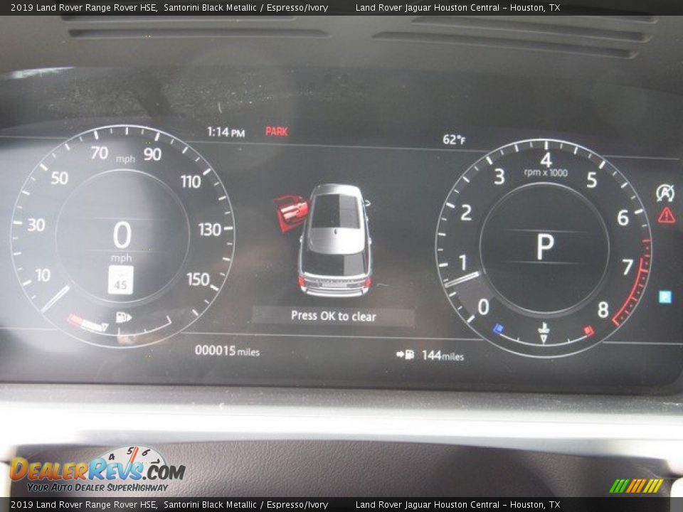 2019 Land Rover Range Rover HSE Santorini Black Metallic / Espresso/Ivory Photo #32